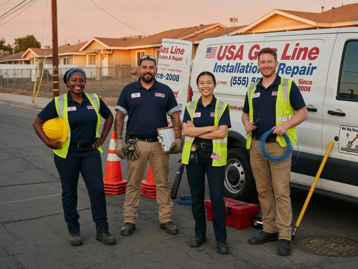 Gas Line Installation company in Bushnell, IL